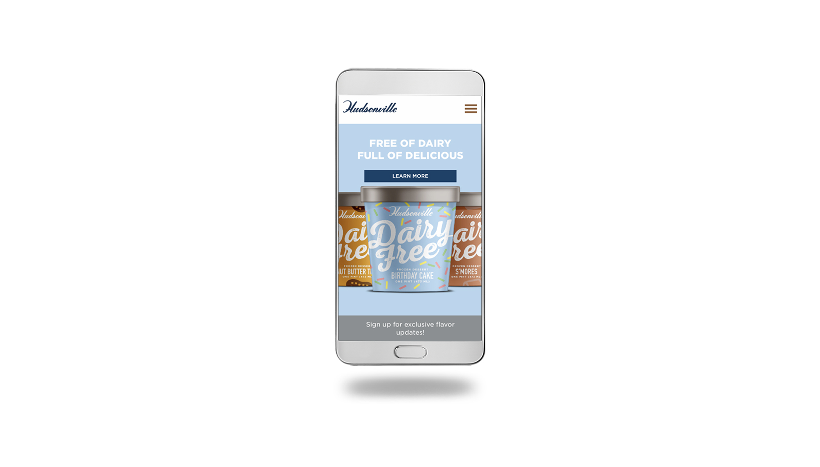 Hudsonville Ice Cream mobile screenshot