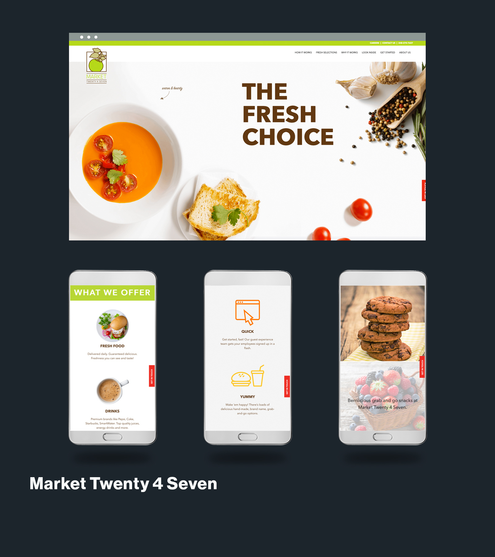 Market Twenty 4 Seven web and mobile screenshots