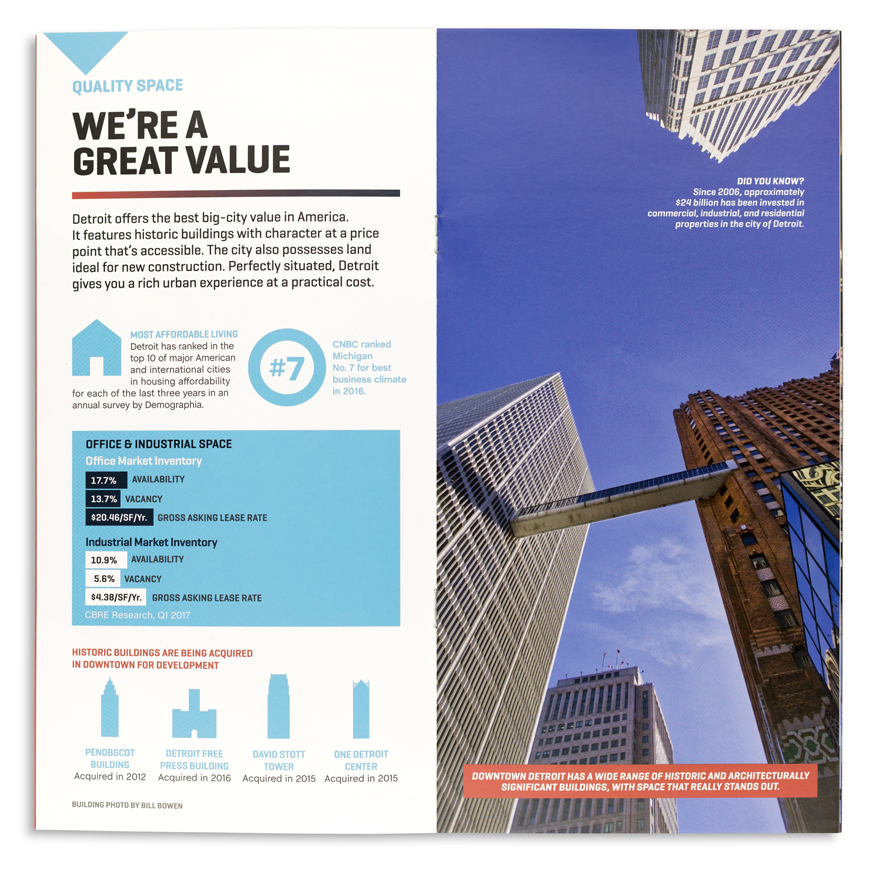 We're A Great Value page from DEGC brochure