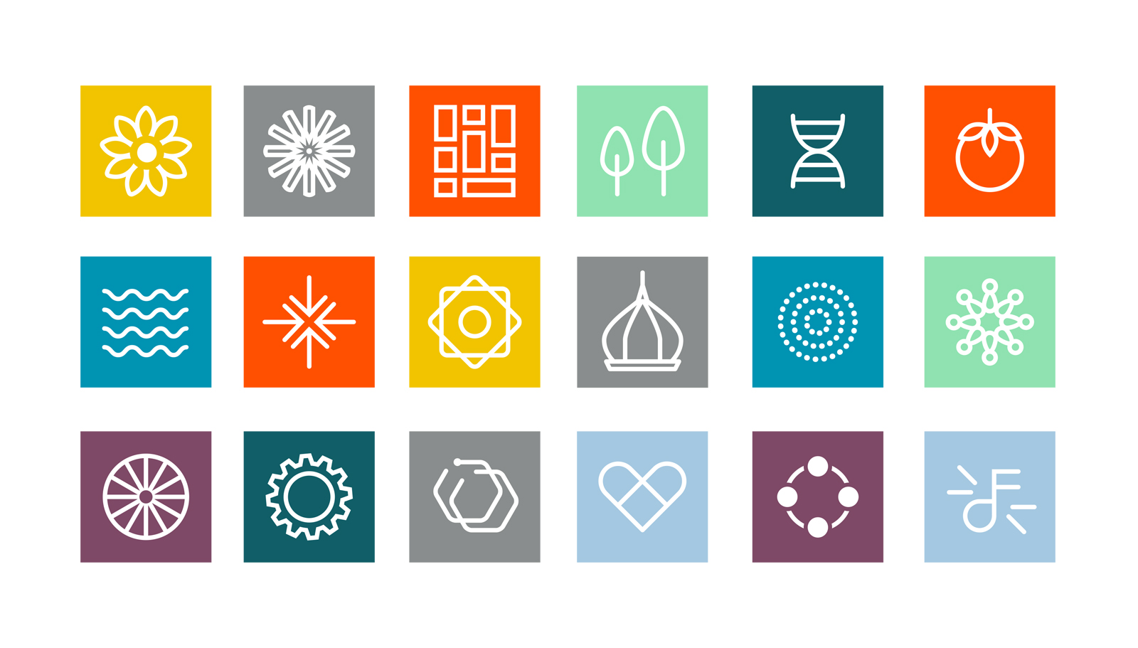 Eighteen Dearborn icons