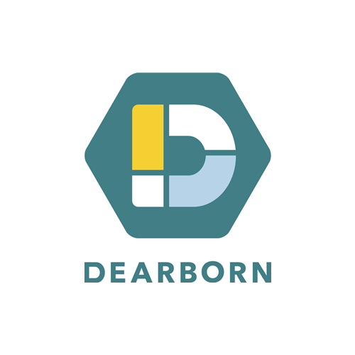 Dearborn vertical logo