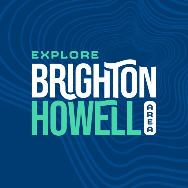 Brighton Howell Area logo on blue background