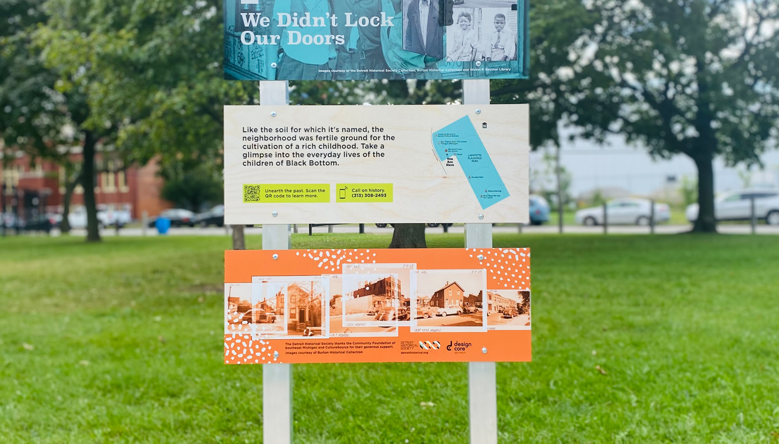 Front view of Black Bottom marker