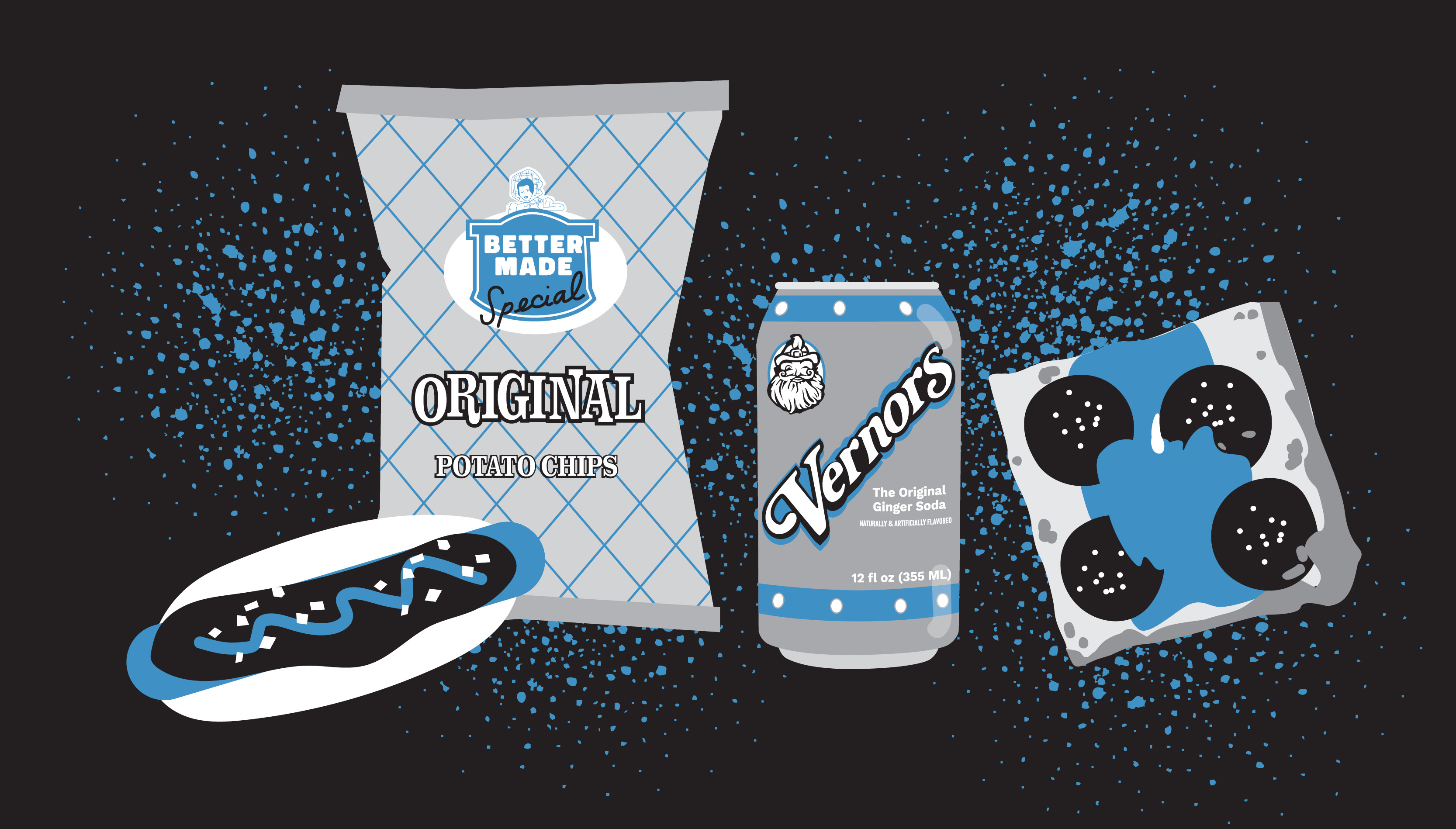 Image of food illustrations