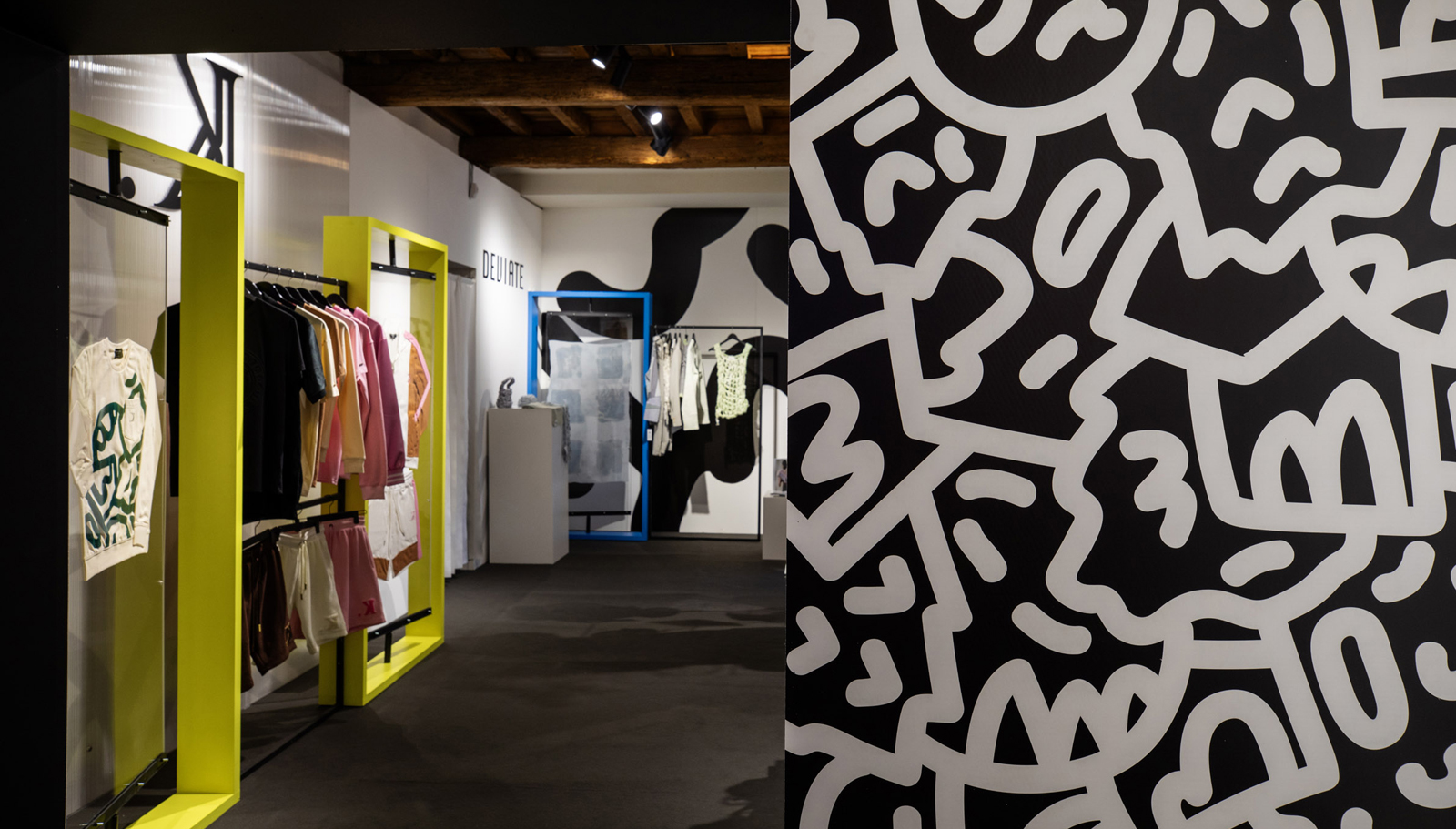 Photo of booth at Pitti Uomo